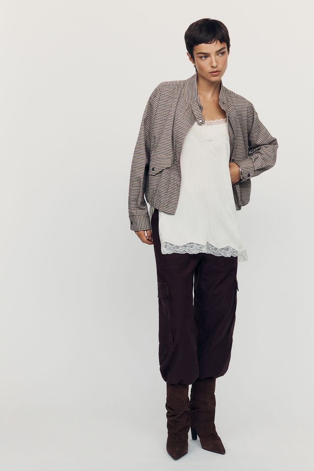 Dolan Left Coast Funnel-Neck Bubble-Hem Jacket #4