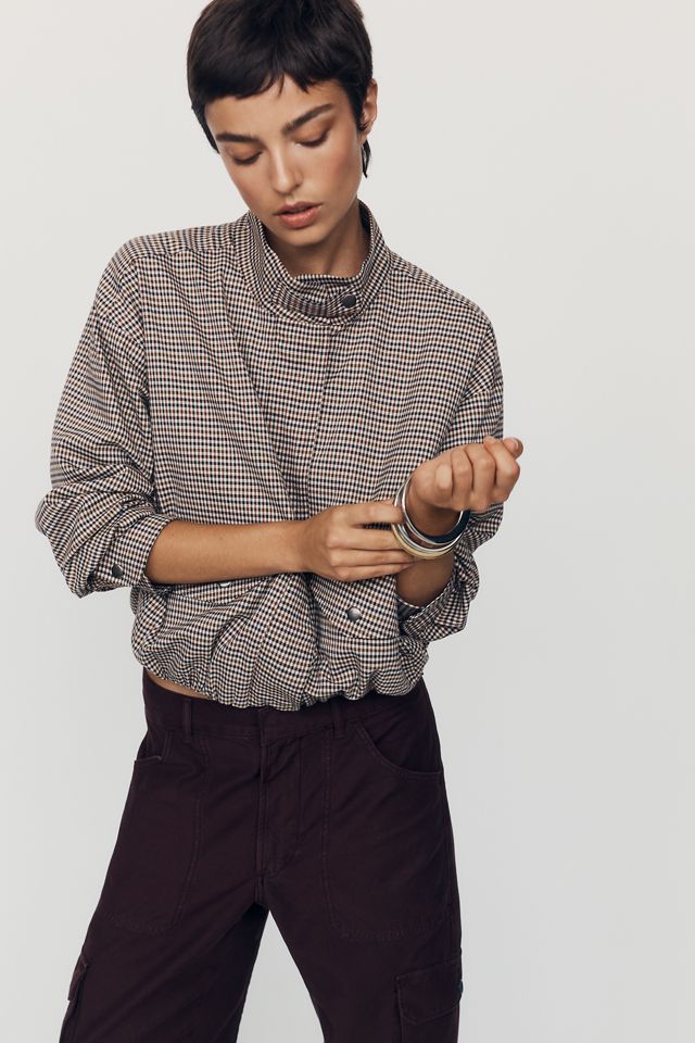 Dolan Left Coast Funnel-Neck Bubble-Hem Jacket #5
