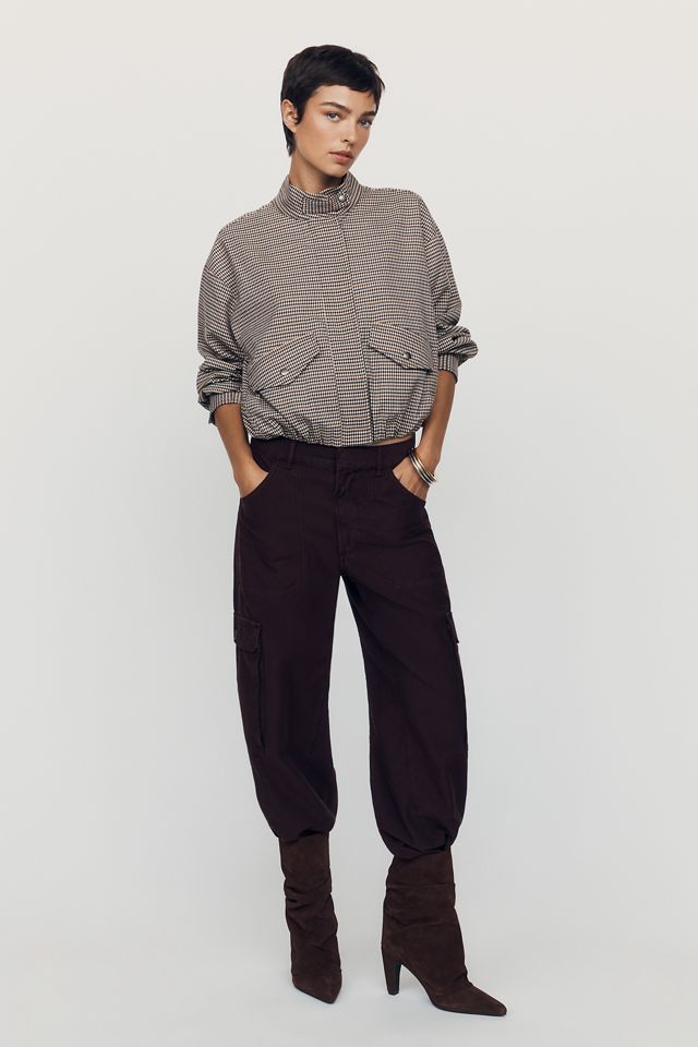 Dolan Left Coast Funnel-Neck Bubble-Hem Jacket #6
