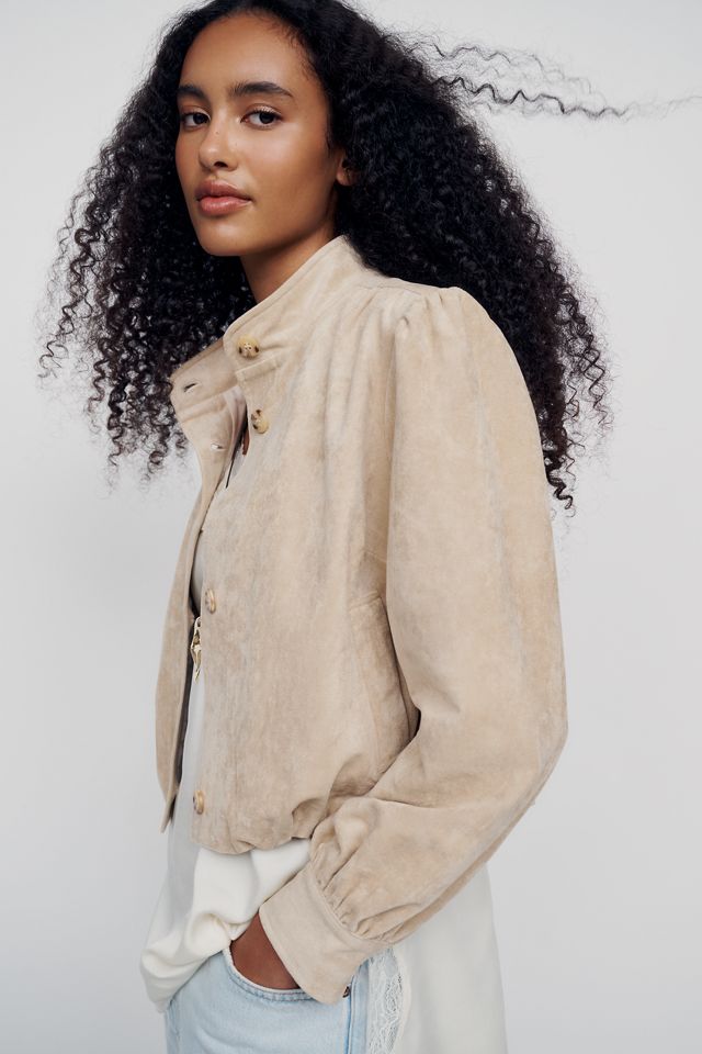Dolan Left Coast Funnel-Neck Bubble-Hem Jacket #3