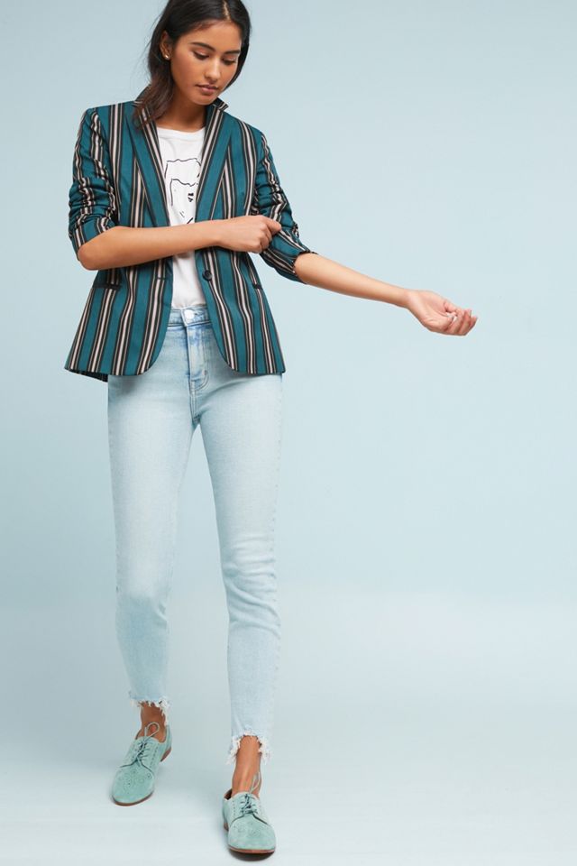 Tailored Stripe Blazer #2