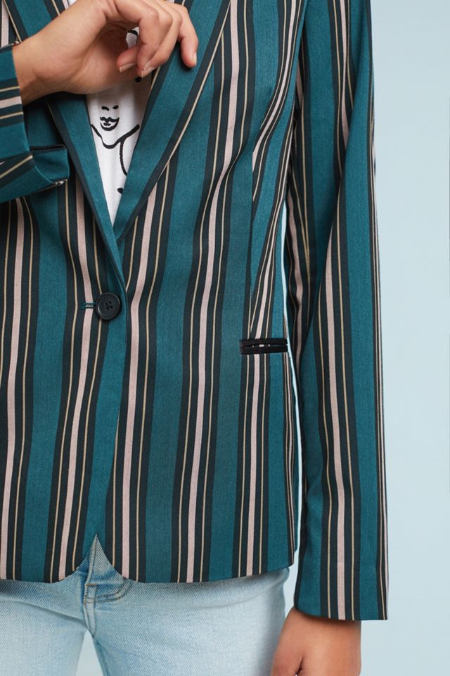 Tailored Stripe Blazer #3