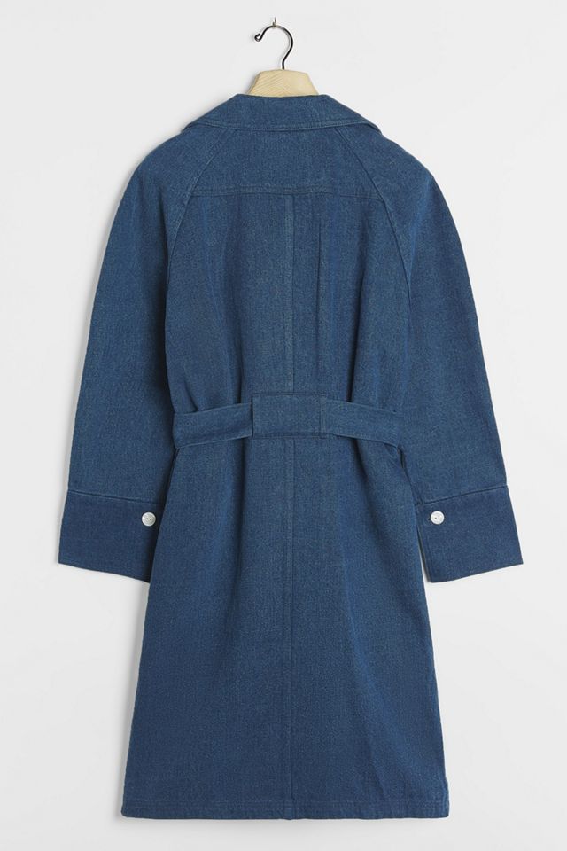 Scotch & Soda Freja Denim Trench Coat #1