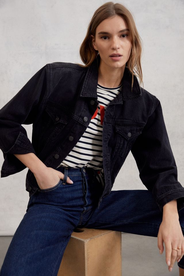 Anthropologie denim outlet jacket