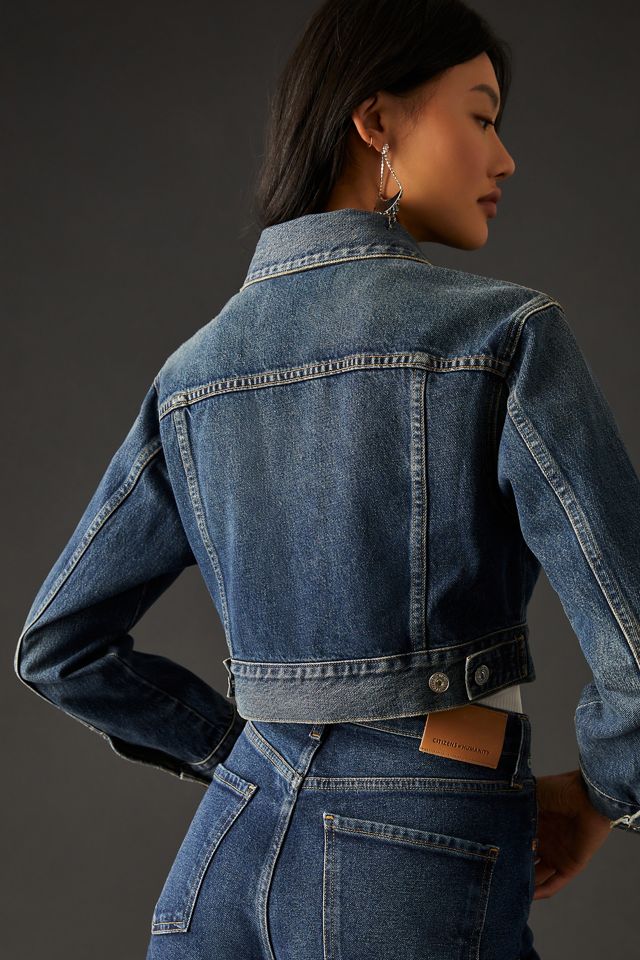 Citizens of Humanity Cybil Crop Denim Jacket #1