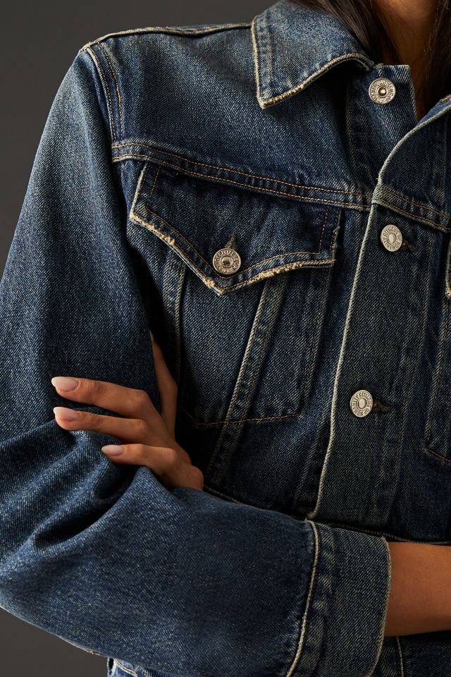 Citizens of Humanity Cybil Crop Denim Jacket #3