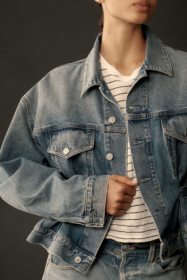 Citizens of Humanity Leela Denim Peplum Jacket | Anthropologie