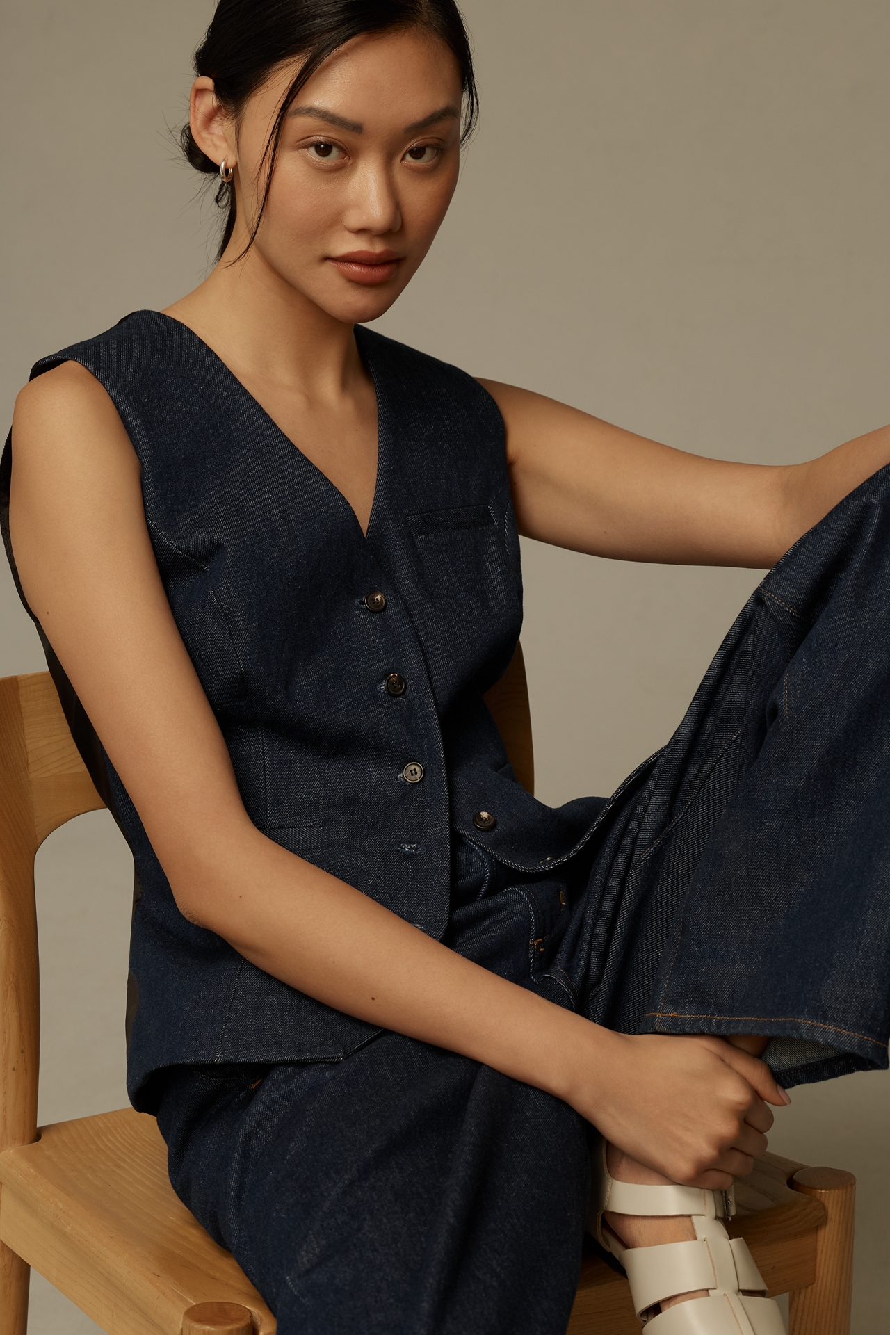 Citizens of Humanity Jasmin Long Denim Vest