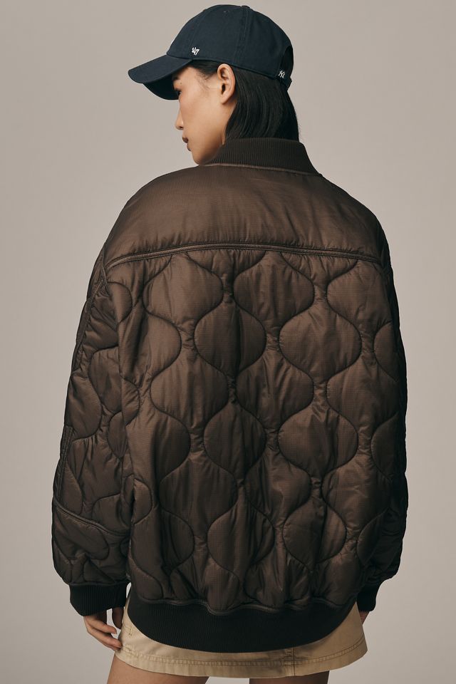 AGOLDE Isla Quilted Bomber Jacket #2