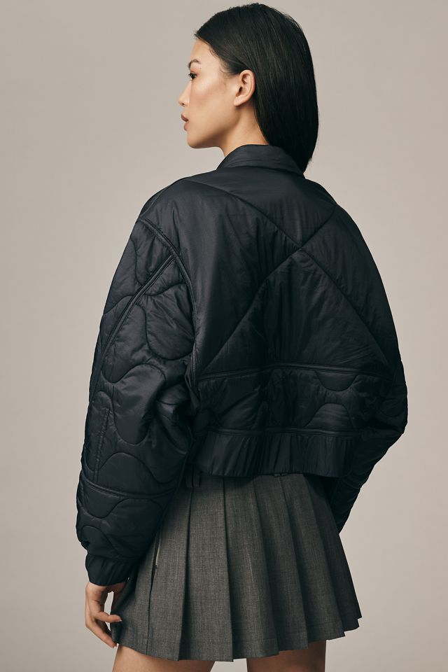 AGOLDE Iona Quilted Bomber Jacket #1