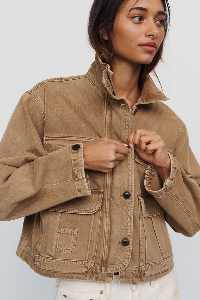 Citizens of Humanity 100% Cotton Funnel-Neck Barn Jacket  #2
