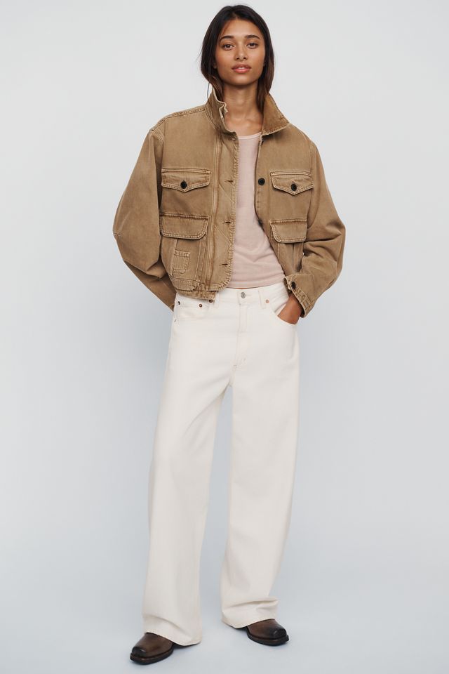 Citizens of Humanity 100% Cotton Funnel-Neck Barn Jacket  #3