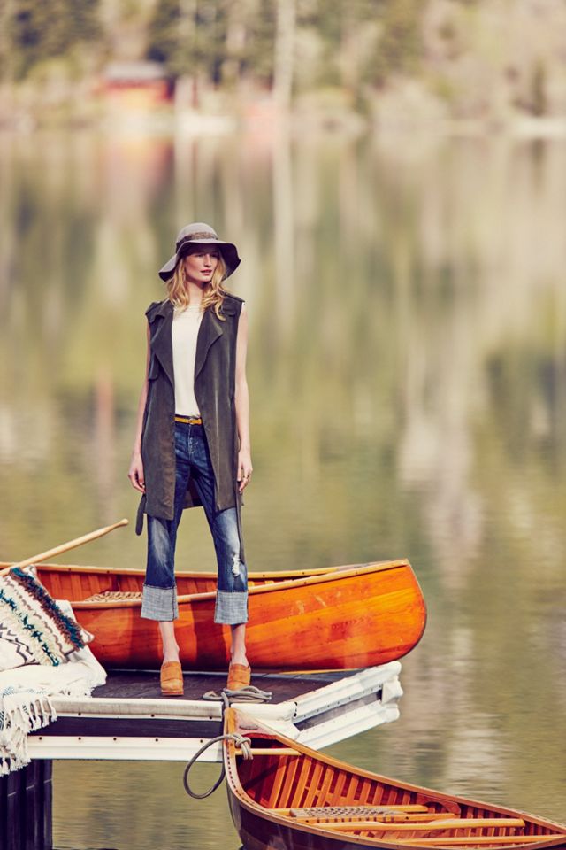 Draped Trench Vest #2