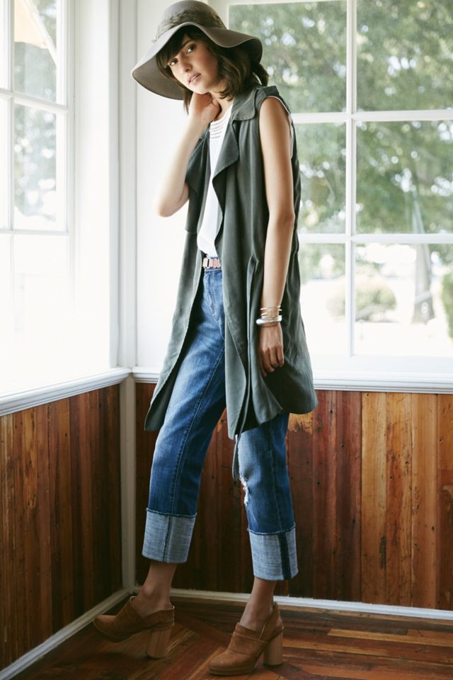 Draped Trench Vest #1