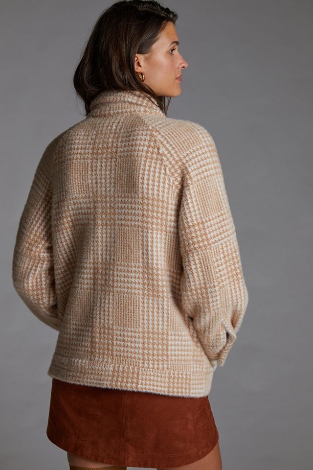 Houndstooth Shirt Jacket #4