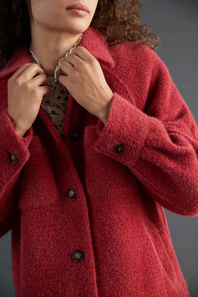 Houndstooth Shirt Jacket #1