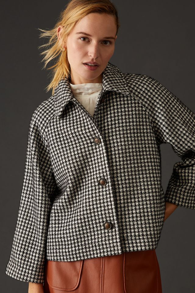 Cropped 2025 swing jacket