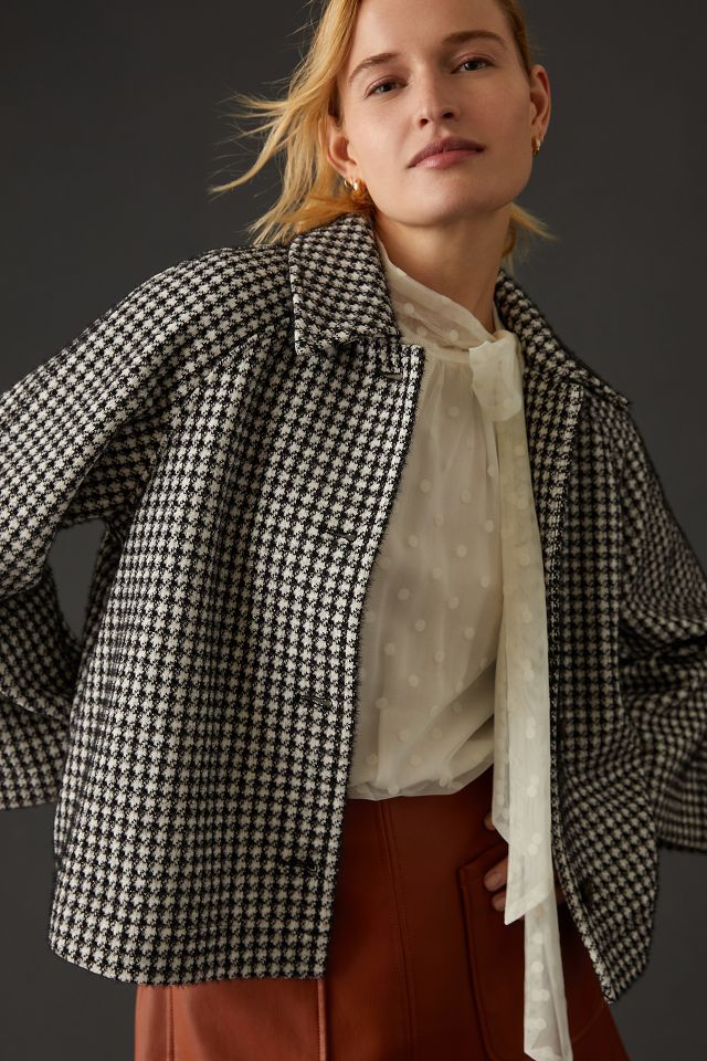 Greylin Cropped Swing Jacket | Anthropologie