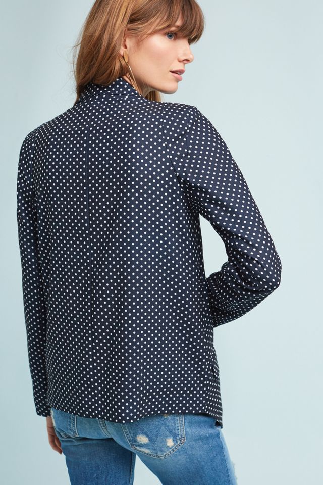 Classic Polka Dot Blazer #3