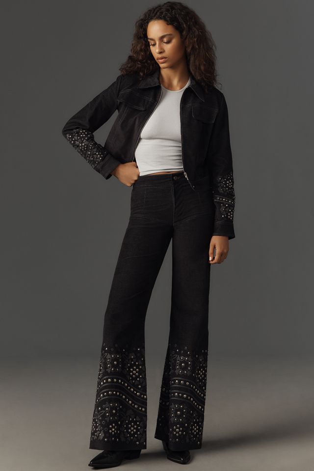 Understated Leather x Anthropologie True Love Studded Jacket #3