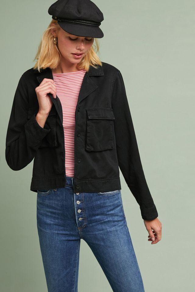 Cloth & Stone Cropped Military Jacket #2