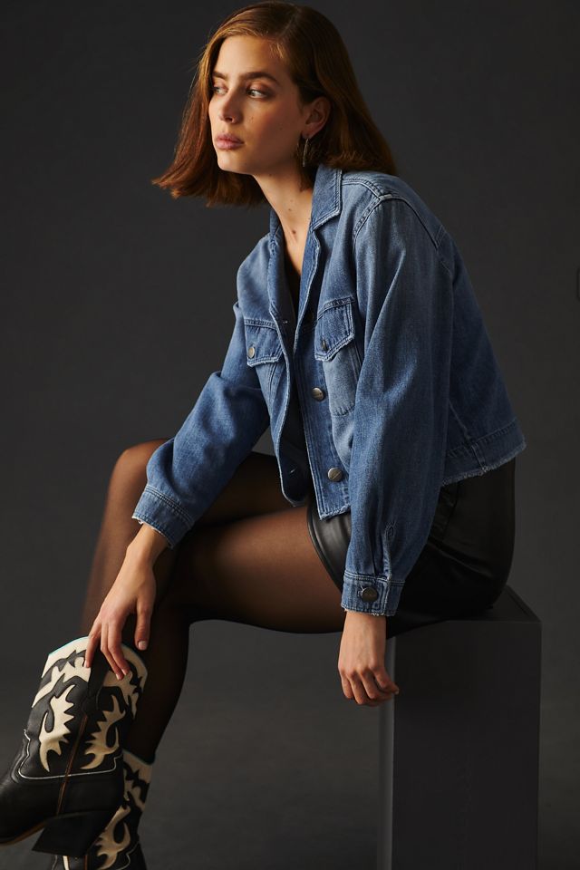 Bella Dahl Coco Cut-Off Jean Jacket #1