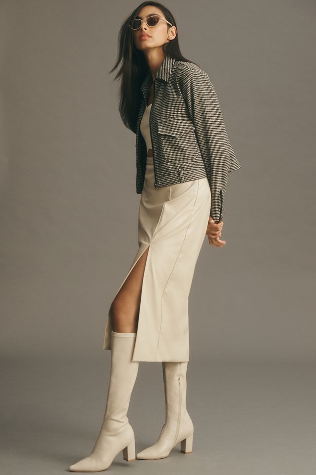 Bella Dahl Houndstooth Cropped Jacket #1