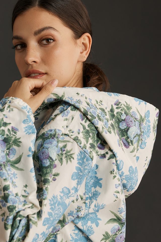Clare V. Theo Floral Anorak Jacket #3