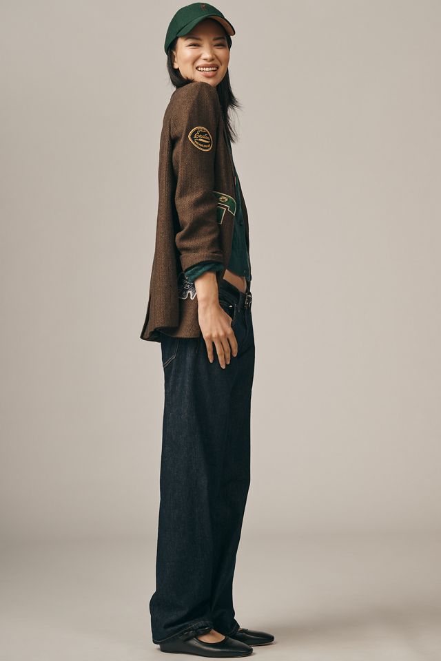 FOUND Patches Oversized Blazer