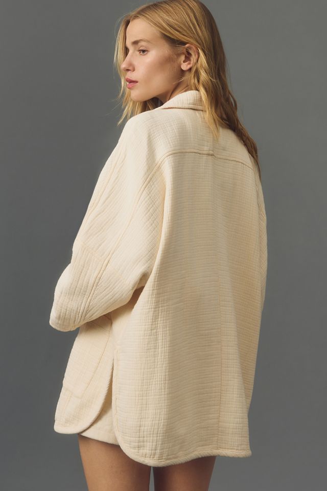 Pilcro Gauze Open-Front Shirt #1