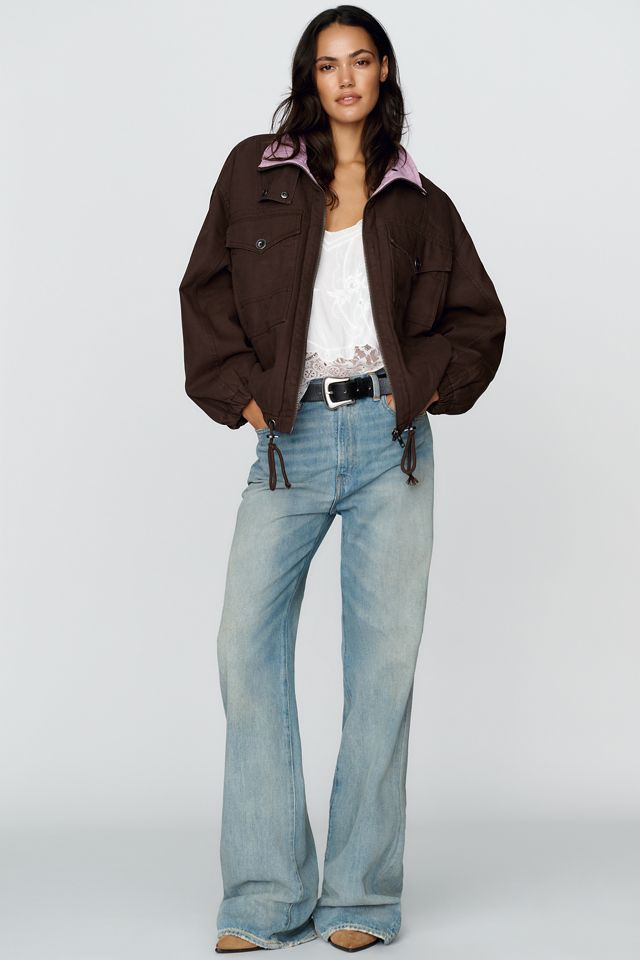 Pilcro 100% Cotton Utility Puffer Jacket #2