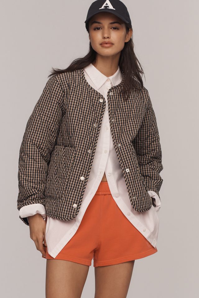 Barbour Check Monroe Quilted Jacket #3