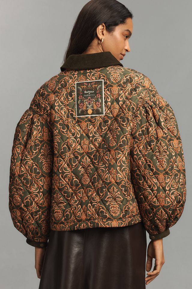 Barbour x Farm Rio Luisa Quilted Jacket
