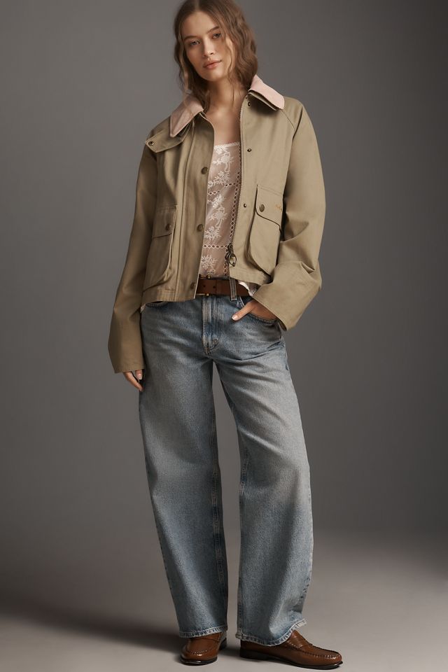 Barbour Beadnell Crop Jacket | Anthropologie