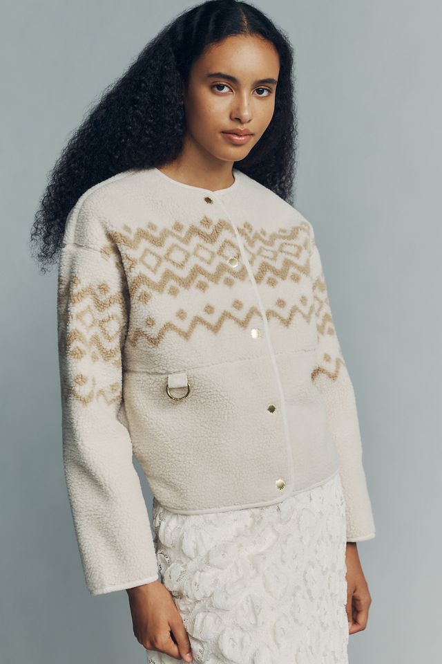 Barbour Ferrisdale Fleece Fair Isle Jacket #3