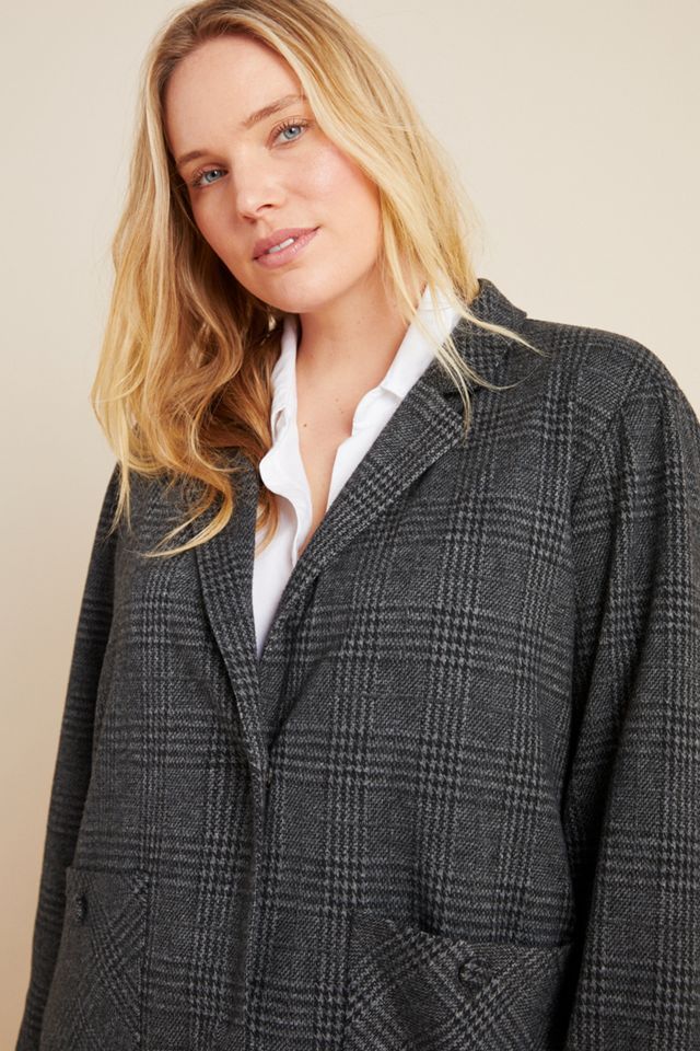 Graham Longline Plaid Blazer #8