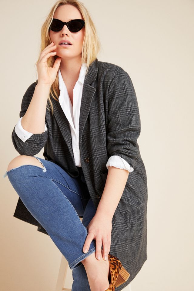 Graham Longline Plaid Blazer #5