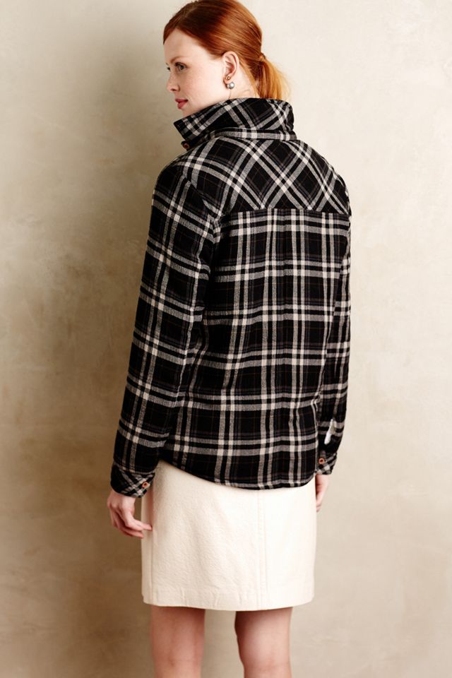 Plaid Sherpa Jacket #1