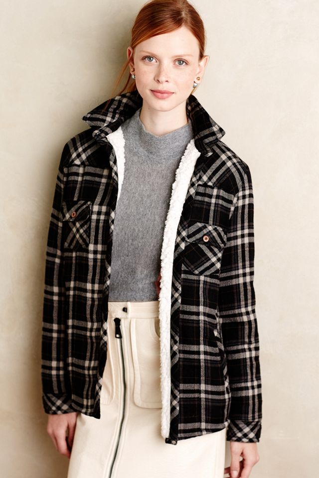 Plaid Sherpa Jacket #2