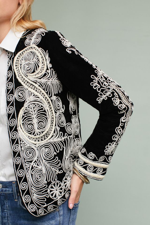 Winston Velvet Embroidered Jacket #1