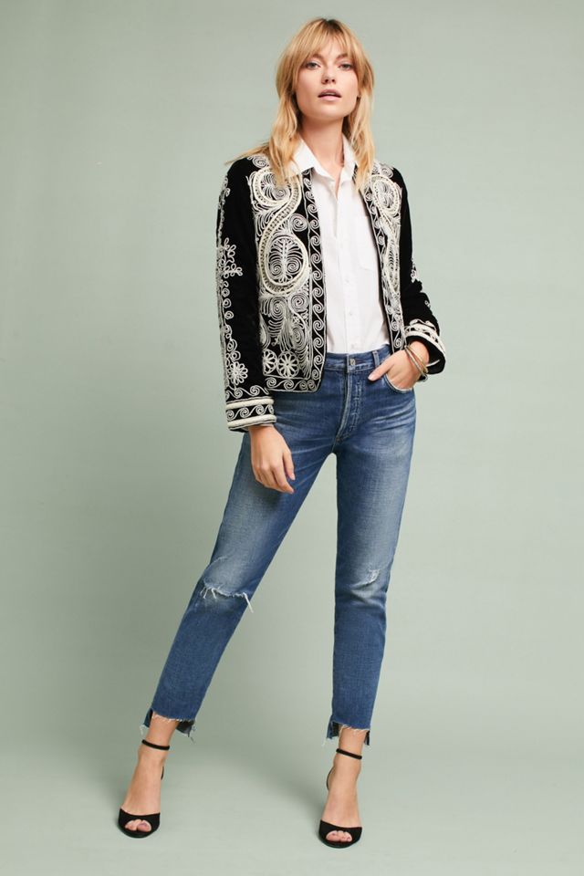 Winston Velvet Embroidered Jacket