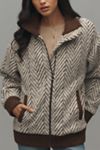 Flat White Collared Whipstitch Cardigan Sweater