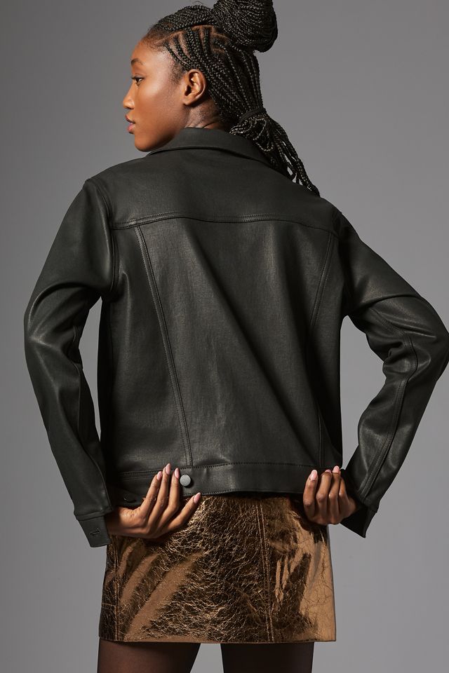 DL1961 Vika Coated Denim Jacket #1