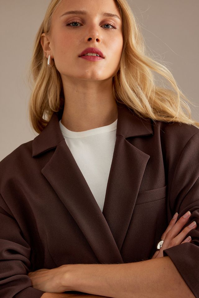 Oversized Double-Breasted Blazer #1