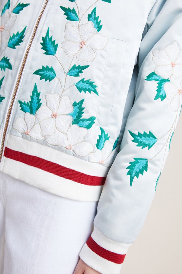 Antik Batik Embroidered Bomber Jacket #3