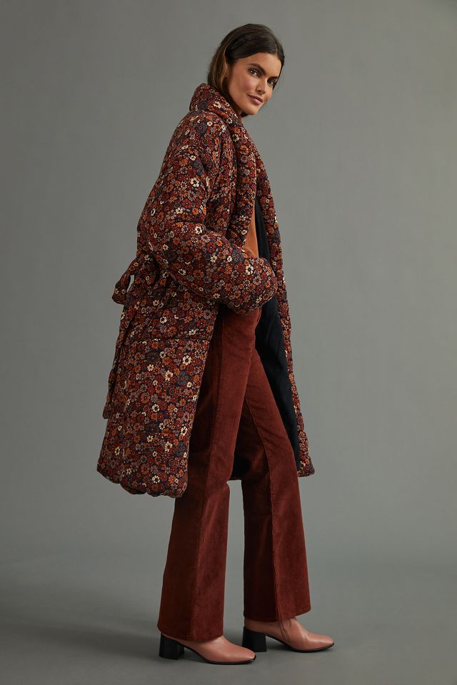 Anthropologie floral outlet coat