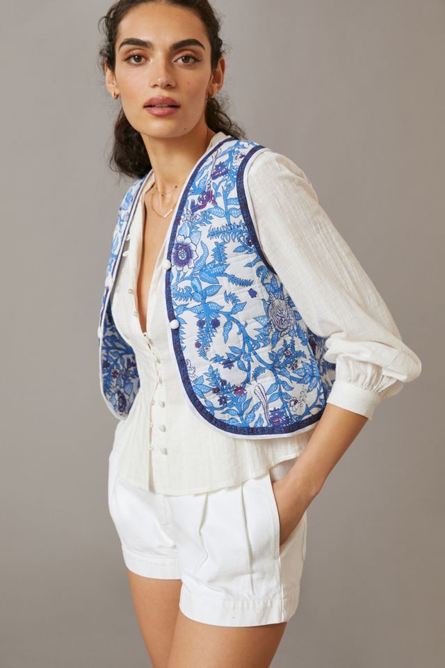 Antik Batik Selma Gilet Jacket Anthropologie