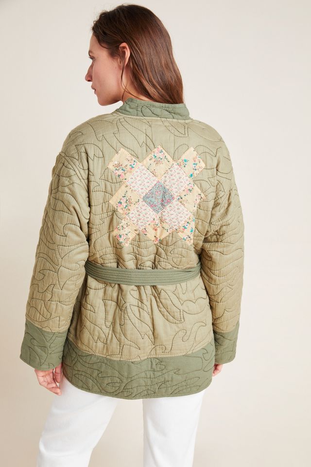 Anthropologie on sale quilted kimono