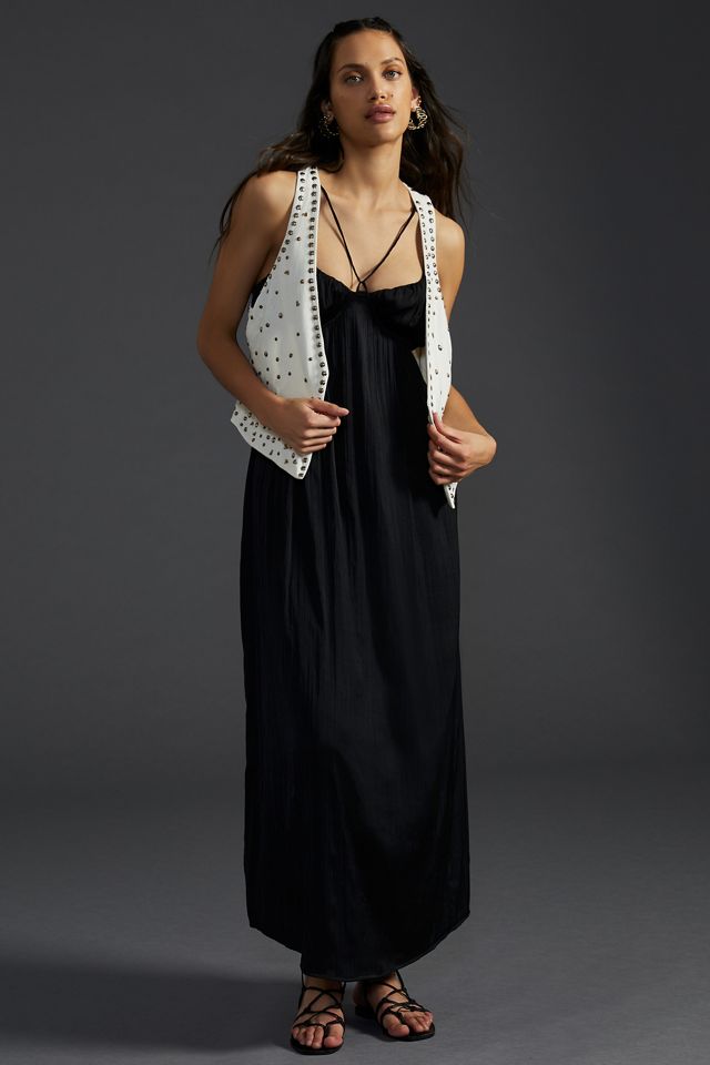 By Anthropologie Relaxed Studded Vest #3