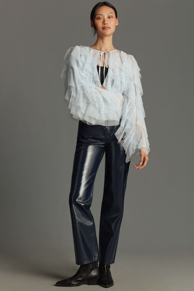 By Anthropologie Tulle Bomber Jacket #2